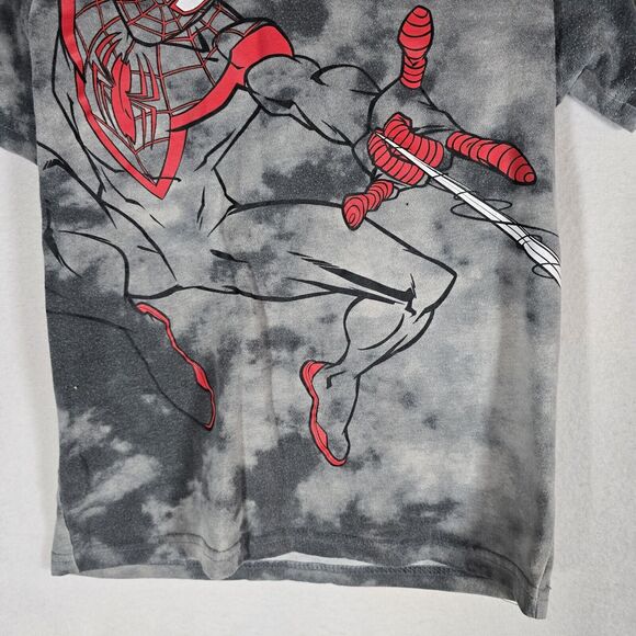 Marvel Boys Youth Grey, White, RedSpider-Man Graphic T-Shirt Small 6/7 - Picture 3 of 10